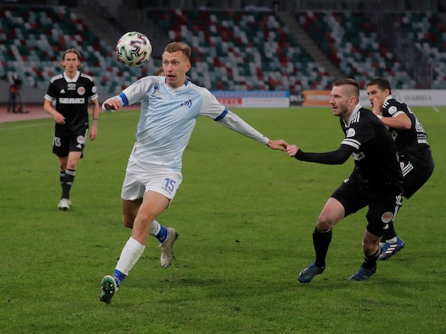 Belarusian top flight - FC Dinamo Minsk's Vladislav Klimovich in action, despite most sport being cancelled around the world as the spread of coronavirus disease (COVID-19) continues