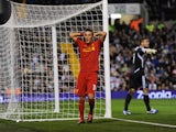 Samed Yesil playing for Liverpool in 2012.