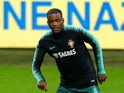 William Carvalho takes part in a Portugal training session in November 2018