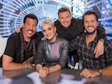 The host and judges of American Idol