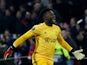 Andre Onana in Europa League action for Ajax in February 2020