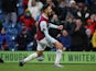 Dwight McNeil celebrates scoring a Premier League goal for Burnley on February 22, 2020