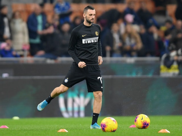 Inter Milan midfielder Marcelo Brozovic pictured ahead of a Serie A match in November 2019