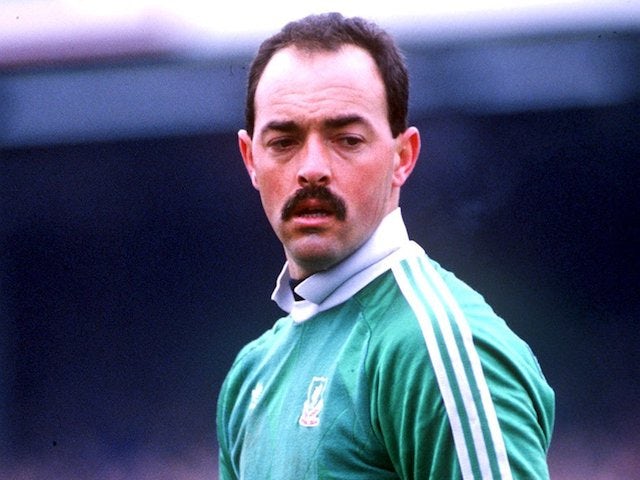 Bruce Grobbelaar pictured playing for Liverpool