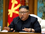 Kim Jong-un pictured in April 2020