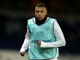 Kylian Mbappe pictured ahead of Paris Saint-Germain's Champions League tie with Borussia Dortmund on March 11, 2020