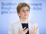 Nicola Sturgeon pictured in March 2020