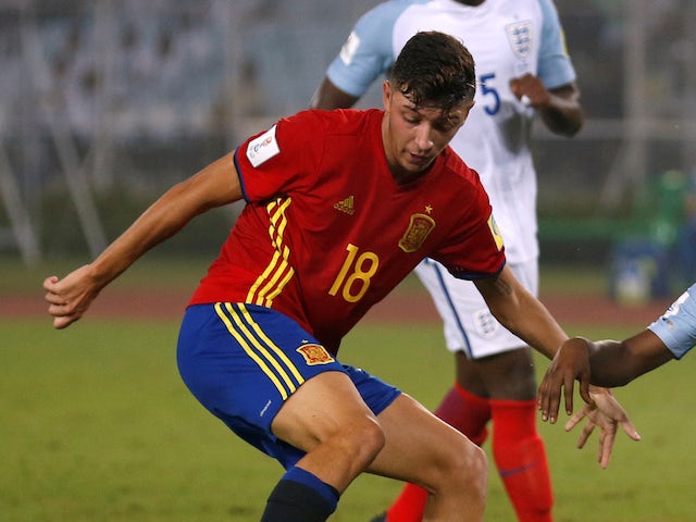 Cesar Gelabert pictured for Spain in 2017