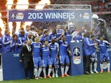 Chelsea celebrate beating Liverpool in the 2012 FA Cup final