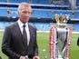 Graeme Souness pictured next to the Premier League trophy