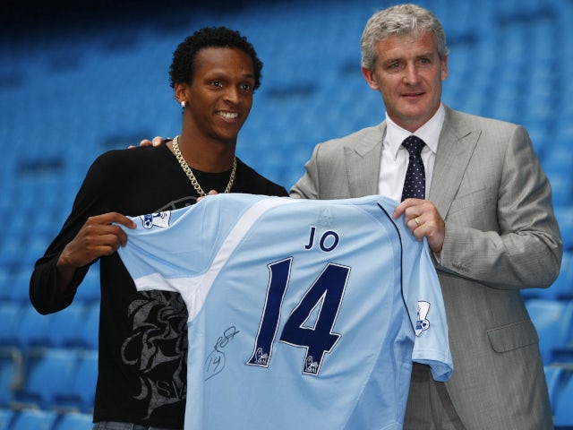 Jo after his arrival at Manchester City in 2008.