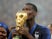France midfielder Paul Pogba kisses the World Cup trophy in 2018