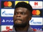 Atletico Madrid midfielder Thomas Partey pictured in March 2020