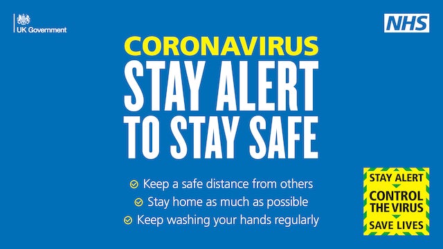 Latest coronavirus PSA banner