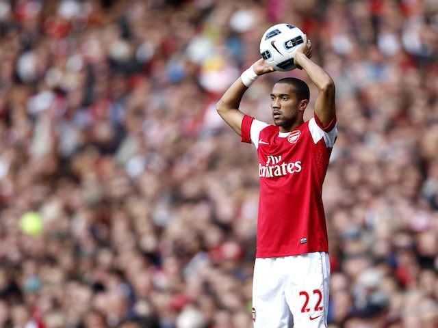 Gael Clichy pictured for Arsenal in 2010