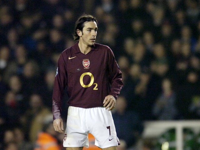 Robert Pires pictured for Arsenal in 2006