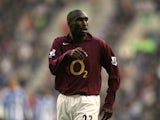 Sol Campbell pictured for Arsenal in 2006