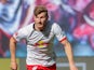 RB Leipzig striker Timo Werner in action on May 16, 2020