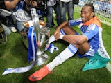 Didier Drogba with the Champions League trophy in 2012.