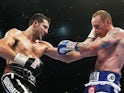 Carl Froch and George Groves in action on May 31, 2014