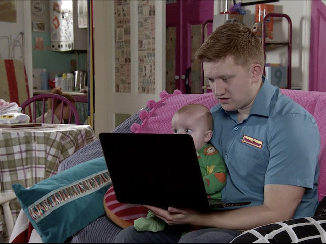 Chesney records a vlog on Coronation Street May 27, 2020
