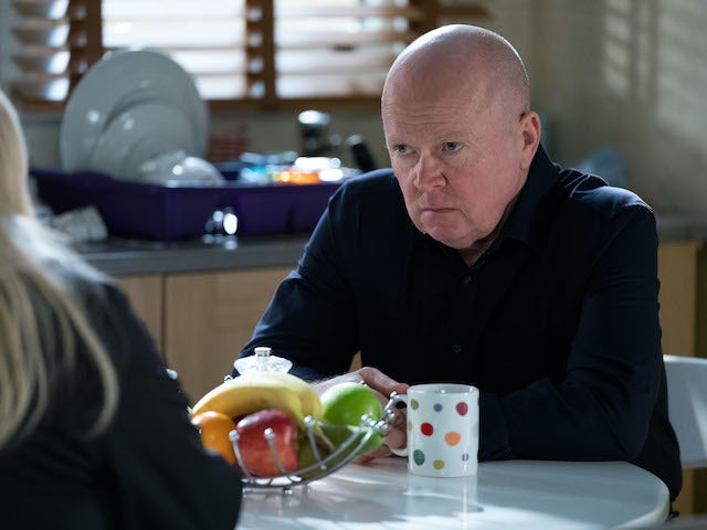 Phil has a tense conversation with Sharon on EastEnders on June 8, 2020