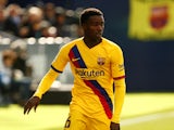 Barcelona's Moussa Wague pictured in November 2019