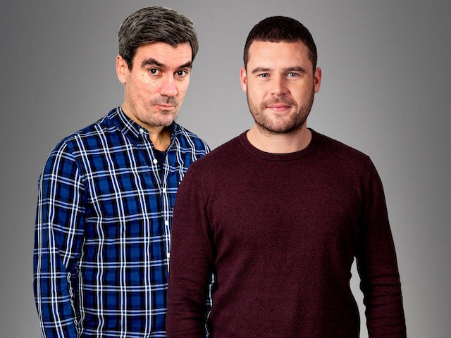 Cain and Aaron Dingle in the second of Emmerdale's lockdown episodes on June 10, 2020