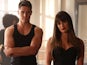 Dean Geyer and Lea Michele on Glee