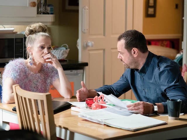 Mick and Linda discuss their options on EastEnders on June 15, 2020