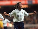 David Ginola pictured for Tottenham Hotspur in 1999