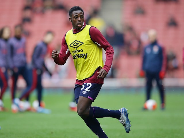 West Ham's Jeremy Ngakia pictured in March 2020