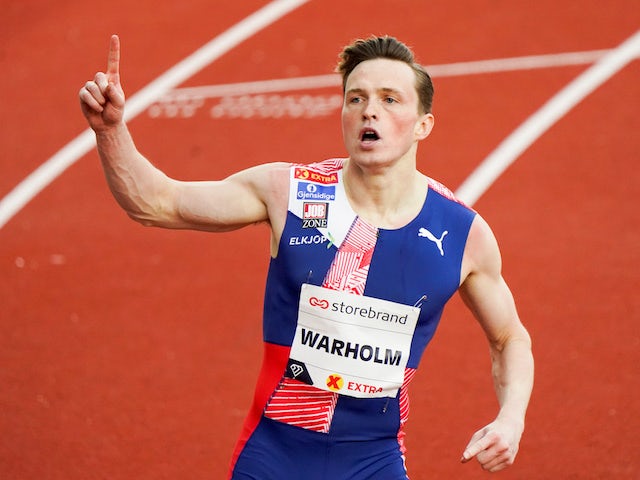 Karsten Warholm breaks 400m hurdles world record