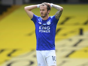 Leicester midfielder James Maddison laments "two points dropped" at Watford