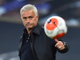 Tottenham Hotspur manager Jose Mourinho pictured on June 19, 2020