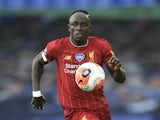 Sadio Mane in action for Liverpool on June 21, 2020