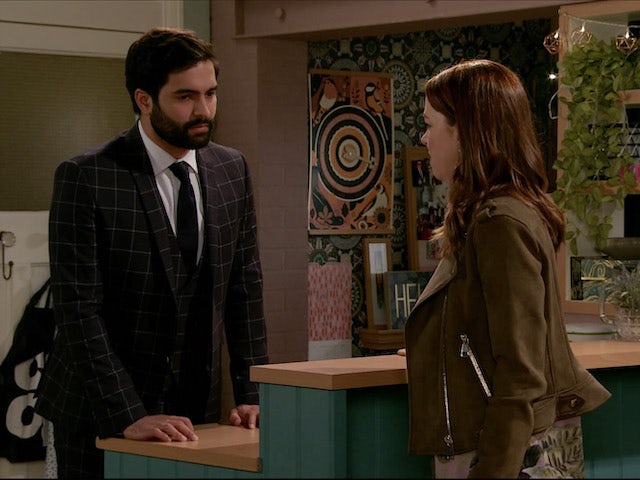 Toyah makes a decision with Imran on Coronation Street on June 29, 2020