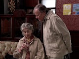 Roy meets Evelyn for a drink on Coronation Street on July 8, 2020
