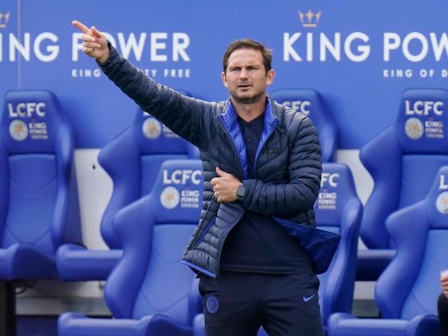 Chelsea manager Frank Lampard pictured on June 28, 2020