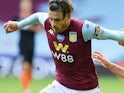 Jack Grealish in action for Aston Villa on June 21, 2020