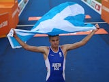 Marc Austin in action for Scotland at the Commonwealth Games in April 2018