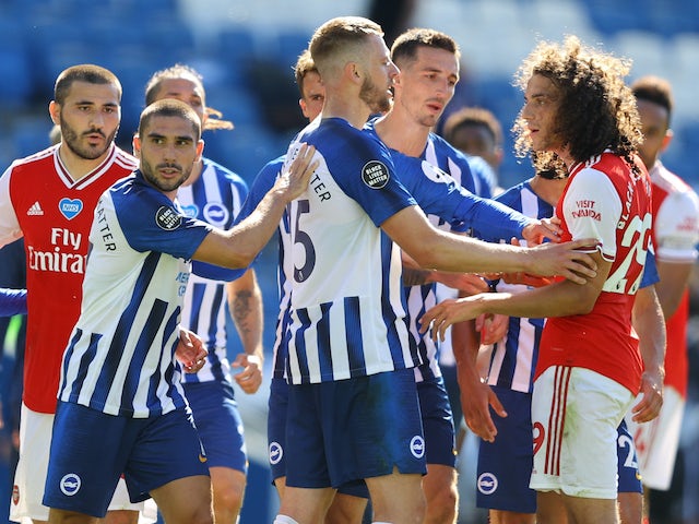 Matteo Guendouzi escapes FA action after grabbing Neal Maupay by the throat