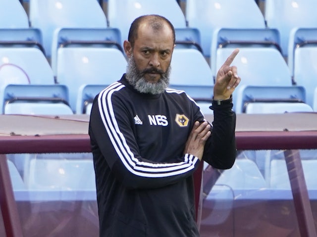 Wolverhampton Wanderers manager Nuno Espirito Santo pictured on June 27, 2020