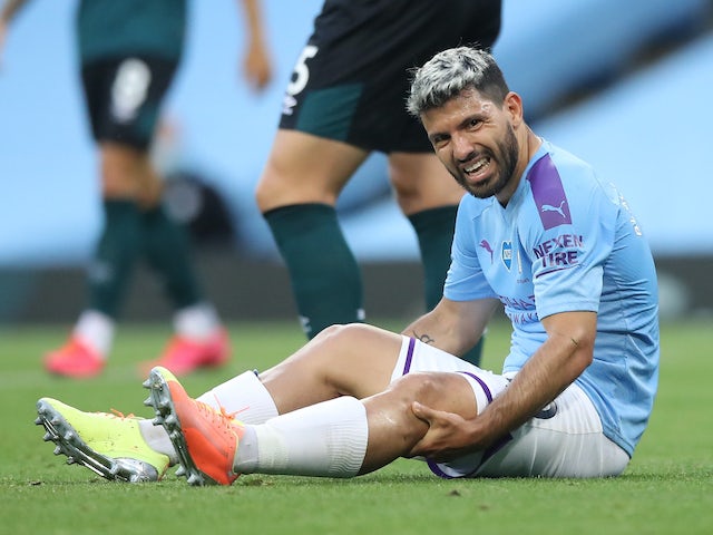 Manchester City send Sergio Aguero to Barcelona after potentially serious knee injury
