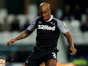 Derby County's Andre Wisdom in action on February 25, 2020