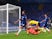 Chelsea's Olivier Giroud celebrates scoring against Watford on July 4, 2020