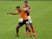 Middlesbrough's Marvin Johnson in action with Hull City's Mallik Wilks on July 2, 2020