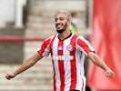 Brentford's Said Benrahma celebrates scoring against Wigan Athletic on July 4, 2020