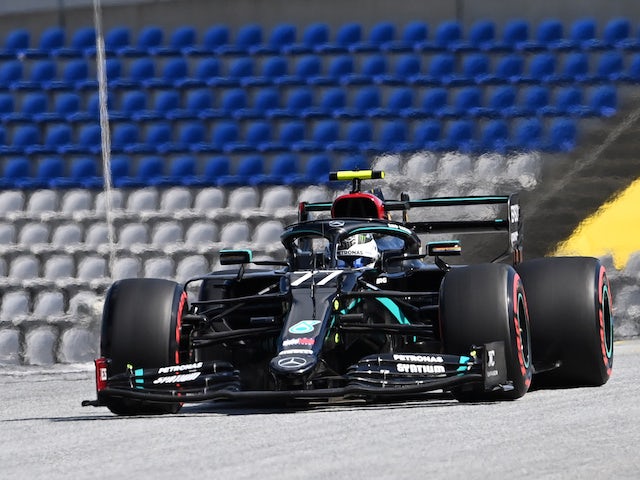 Valtteri Bottas edges out Mercedes teammate Lewis Hamilton to claim pole at Silverstone