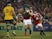 British & Irish Lions winger George North picks up Israel Folau and runs with him in 2013